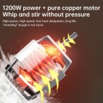 1200W 4.5Qt Stainless Steel Kitchen Stand Mixer, Silver, 6-Speed